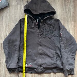 Vintage 90s Quick silver Faded black hoodie Size small